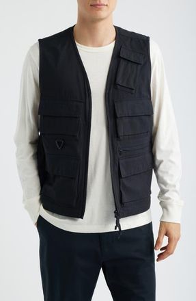 Snow Peak Takibi Herringbone Vest in Black at Nordstrom, Size X-Large