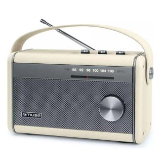 Muse Radio Bluetooth - Muse - M098sc - Beige Vintage - Autonom&iacute;a 10 H - Sintonizador Fm