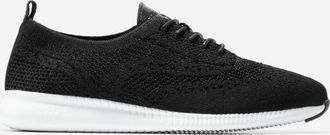 Cole Haan Womens 2.ZER&Oslash;GRAND Stitchlite Wingtip Oxford Shoes - Black Size 10.5