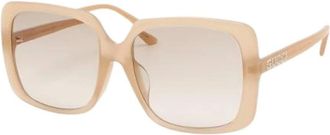 Gucci Pre-owned Accessories, female, Beige, Size: ONE SIZE Pre-owned Plastic sunglasses