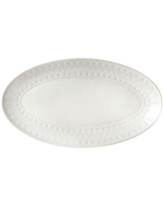 Euroceramica Fez White Oval Platter