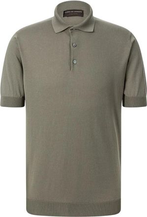 FILIPPO DE LAURENTIIS Polo Shirt - Heren - Polos - Bruin - L - Katoen - Tops