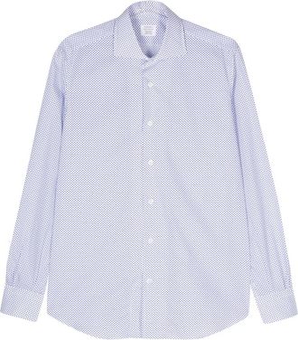 Mazzarelli Polka-dot Print Shirt