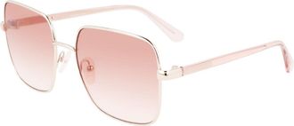 Calvin Klein Jeans CKJ21220S 717 Mens Sunglasses Silver Size 57