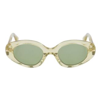 Le Specs Sunglasses, unisex, Green, 52 MM, Oversized Oval Numero Dos Sunglasses