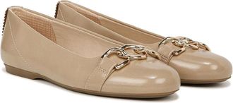 Dr. Scholls Womens Dr. Scholl Wexley Adorn Ballet Flat Taupe Round Toe Slip On HTAT344