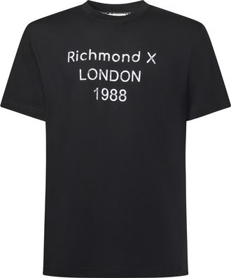 John Richmond Printed Cotton T-shirt