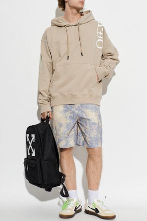 Off-white Hoodie, Mens, Beige