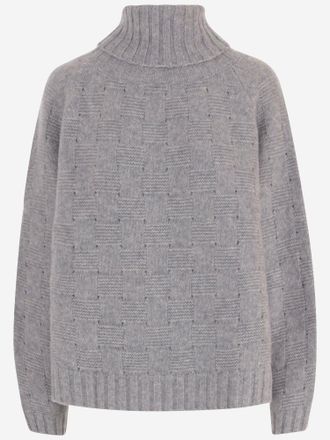 Allude Allude trui van kasjmier en zijde