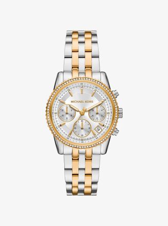 Michael Kors Mini Bryant Pav&eacute; Two-Tone Watch