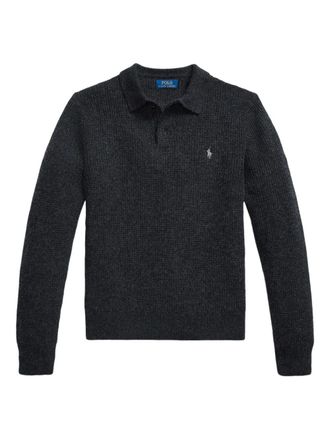 Polo Ralph Lauren Maglione con colletto stile polo - Grigio