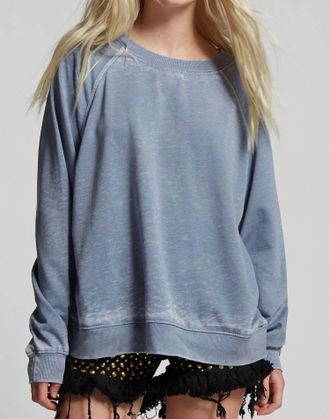Recycled Karma Oversized Sweatshirt In Vintage Blue
