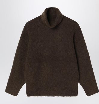 Toteme Bouclé turtleneck pepper