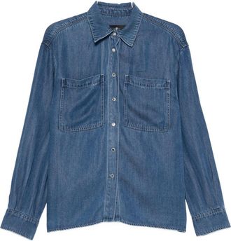 Seven 7 Zeven denim katoenen overhemd