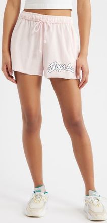 Boys Lie Starlight Graphic Sweat Shorts in Pink at Nordstrom, Size X-Large