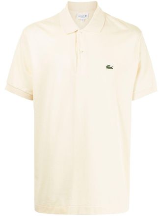 Lacoste logo-embroidered polo shirt - men - Cotton - 2 - Neutrals