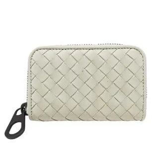 Bottega Veneta Vintage, unisex, Wit, ONE Size, Leer, Pre-owned Leather Wallet