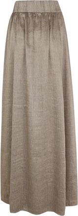 Cortana Aria Skirt - Dames - Maxi Rokken - Bruin - XS - Linnen - Rokken