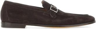 Doucal's Loafers met enkele gesp - Heren - Loafers - Bruin - 41 1/2 EU - Leer - Schoenen