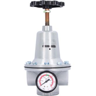 OEM V&aacute;lvula Reductora De Presi&oacute;n De Aire, Regulador De Procesador De Fuente Neum&aacute;tica Con Man&oacute;metro 0,05-0,63 Mpa Cantidad-25 G1