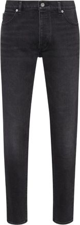 HUGO BOSS Brody katoenen herenjeans met rechte pijpen (Grijs)