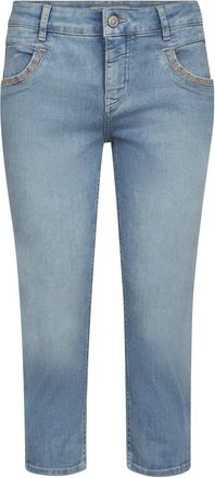 Mos Mosh Cropped Jeans - Dames - Cropped Jeans - Blauw - W26 - Jeans