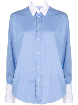 Polo Ralph Lauren Camicia con orlo a contrasto - Blu