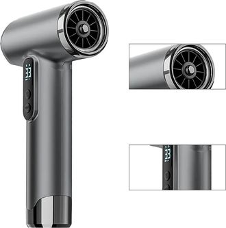 No Brand Secador De Pelo Inal&aacute;mbrico, Secador De Pelo Port&aacute;til Con Pantalla Led, 100.000 Rpm, Carga R&aacute;pida De 18 W, Suministro De Potencia De 200 W, Bater&iacute;a De