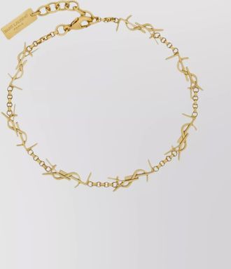 Saint Laurent cassandre chain bracelet
