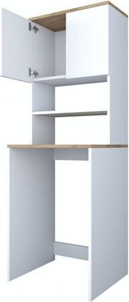 Calicosy Calicosy - Scaffale per lavatrice con 2 ripiani e 2 ante H183,6 cm - june