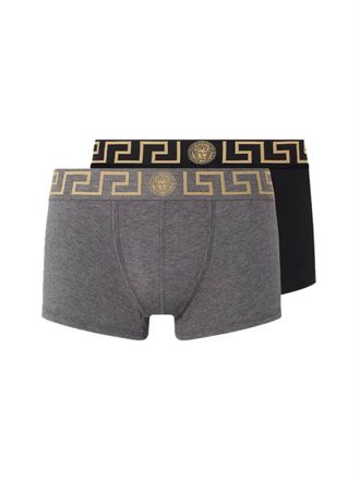 Versace Confezione Da Due Boxer Con Greca