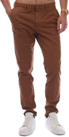 HUGO BOSS Heren Logo Slim Broek (Bruin)