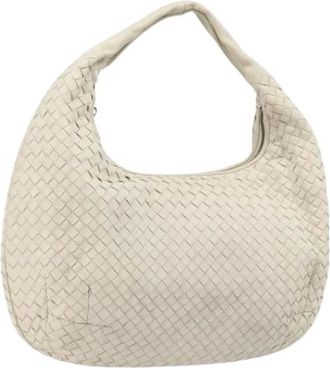 Bottega Veneta Pre-owned Shoulder Bags, female, White, Size: ONE SIZE Pre-owned Vintage Shoulder Bag