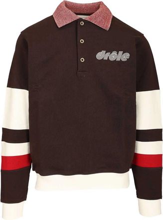 Dr&ocirc;le de Monsieur Long-Sleeved Polo Shirt
