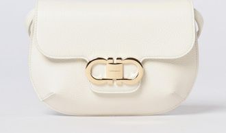 Ferragamo Borsa Double Gancini Ferragamo in pelle a grana