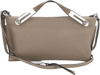 Loewe Pre-owned Handbags, female, Beige, Size: ONE SIZE Pre-owned Shoulder Bag