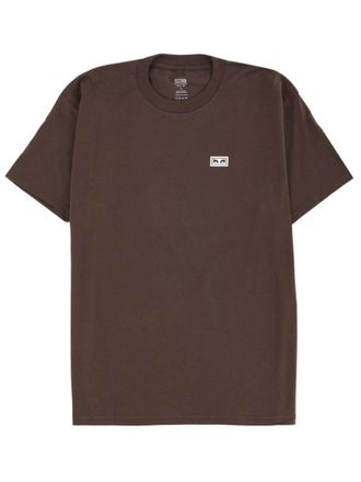 Obey Brown Logo Crew Neck T-Shirt