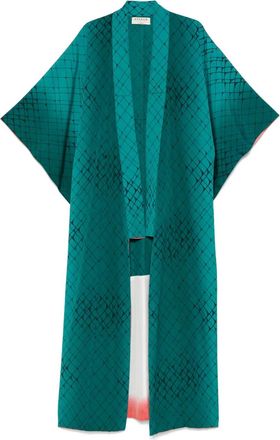 A.N.G.E.L.O. Vintage Cult Cappotto con stampa anni 90 - Verde