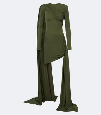 New Arrivals Draped gathered minidress
