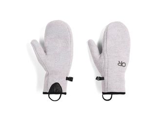 Outdoor Research Flurry Mitts Extreme Cold Weather Womens Gloves Grey Heather : SM, Nylon/Polyester/Wool