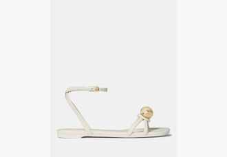 Kate Spade New York Harmony Smooth Leather Flat Sandal