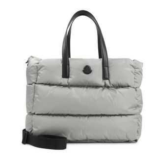 Moncler New Caradoc Tote Bag - female - Moncler - Shopping Bags - Gray - ONE SIZE - Bags