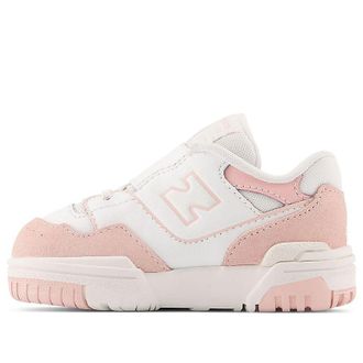 New Balance (TD) New Balance 550 Bungee Lace White Pink Haze IHB550CD