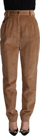 Dolce & Gabbana Brede Fluwelen Broek