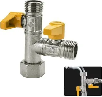 OEM V&aacute;lvula De 3 V&iacute;as, Conexi&oacute;n En T, Grifo De Inodoro De 3 V&iacute;as, G 1/2, Ducha De Mano