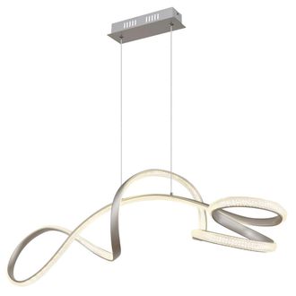 Globo Lighting L&aacute;mpara Colgante - Swirl - Acero - Metal - Gran L&aacute;mpara