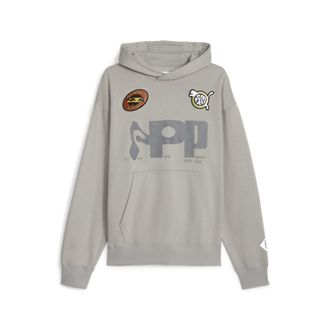 Puma x PERKS AND MINI Graphic Hoodie Concrete Grey 622677-14