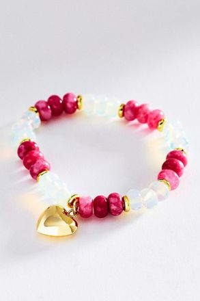 Holst + Lee Gem Heart Bracelet