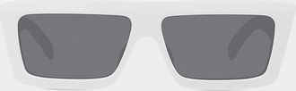 Celine 57MM Flat-Top Rectangular Sunglasses