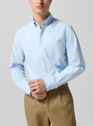 Sunspel Mens Solid Oxford shirt